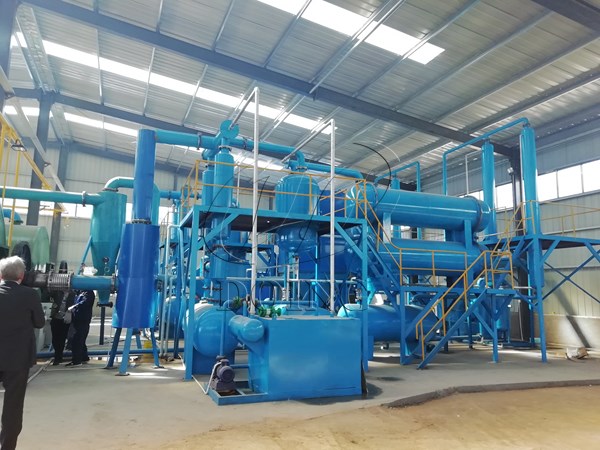 tyre pyrolysis plant