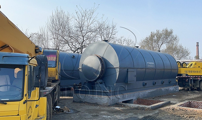 aluminum plastic recycling pyrolysis machine