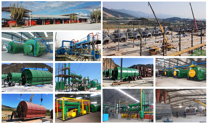 pyrolysis plant customer sites