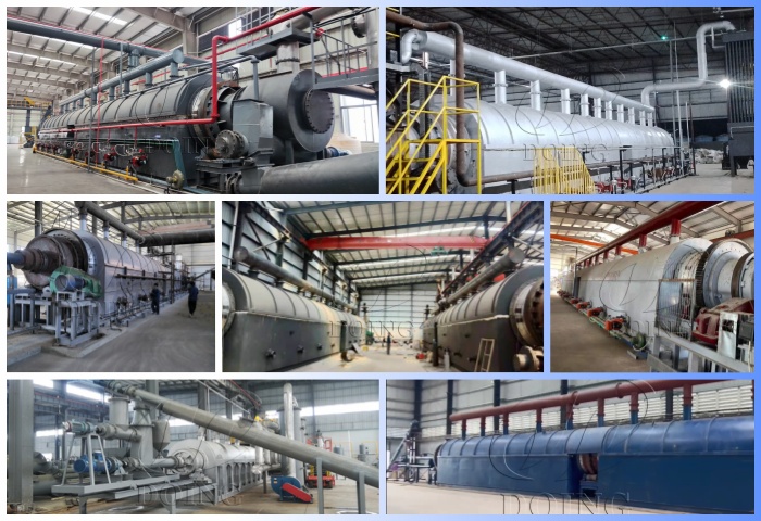 Projects of DOING continuous pyrolysis plant