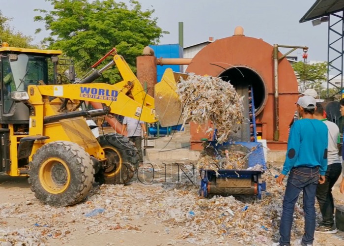 plastic oil pyrolysis system in Indonesia