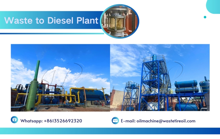 DOING waste plastic to diesel machine for sale