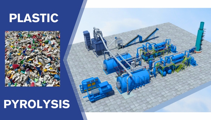 DOING waste plastic pyrolysis process machine