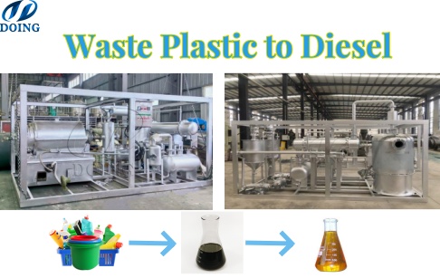 DOING small scale plastic to diesel machine introduction