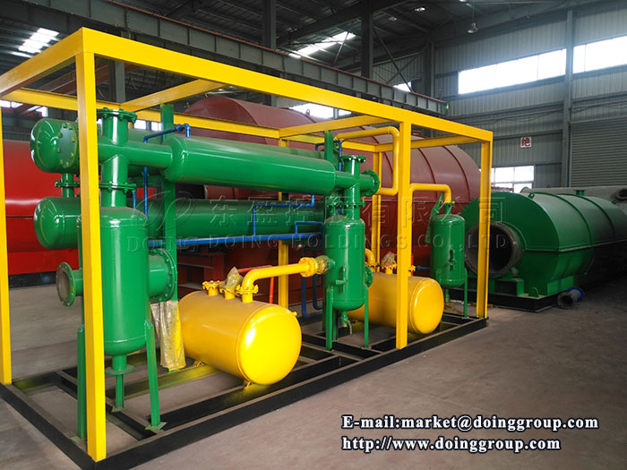 small waste plastic pyrolysis plant 