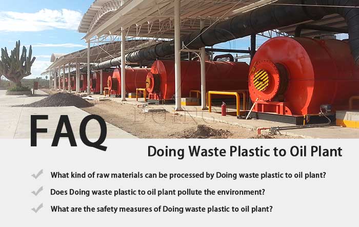 waste plastic to oil plant